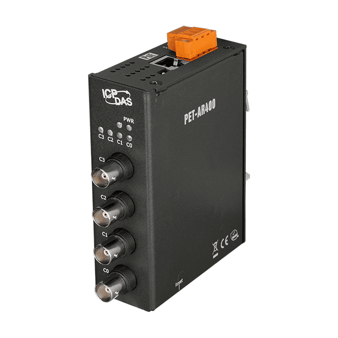 PET-AR400 PoE Ethernet High Speed Data Acquisition Module with 4-ch Accelerometer (IEPE) Inputs