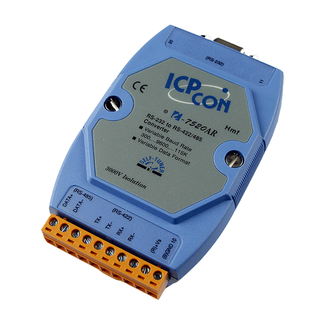I-7520AR RS-232 to Isolated RS-422/485 Converter