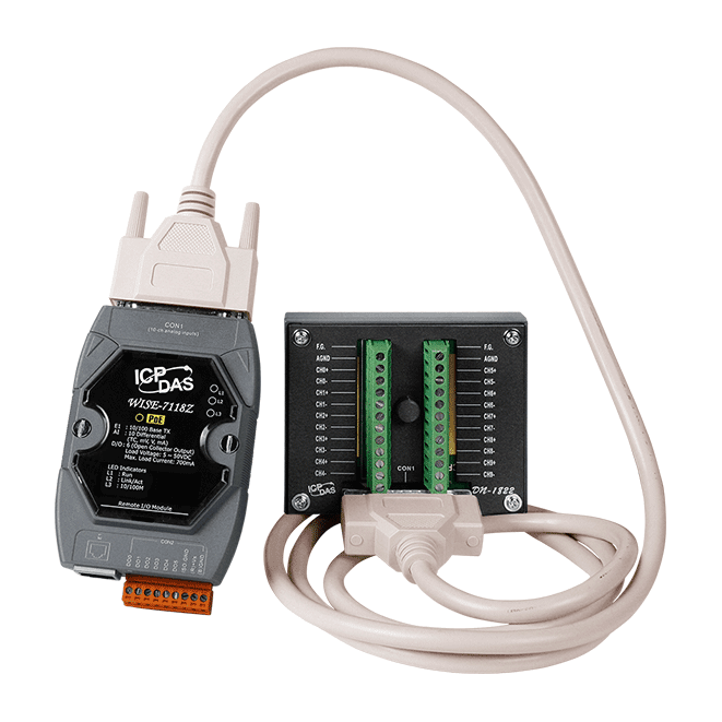 WISE-7118Z/S2 Intelligent I/O Module with 10-ch Thermocouple Input & 6-ch DO