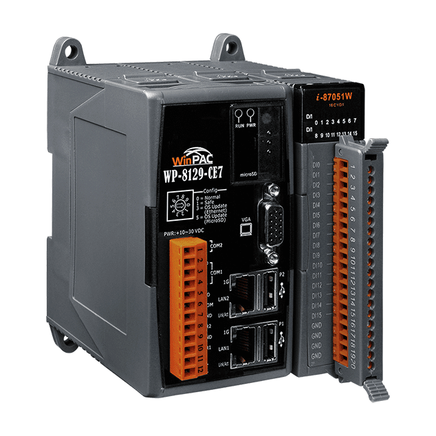 WP-8129-CE7 InduSoft (300 tags) Based, 1-slot WinPAC