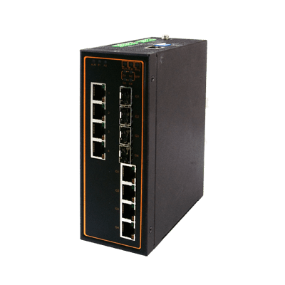 EH7508-4G-4SFP 8-Port Managed Ethernet Switch with 4 Combo Gigabit Uplink Ports