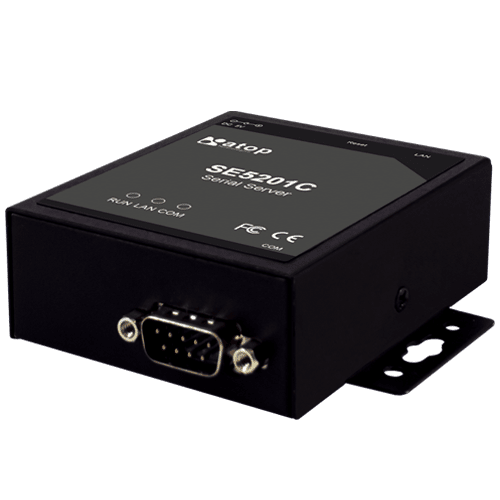 SE5201-TB 1-Port Serial Device Server, EMC protection, RS-232/422/485 with Terminal Block