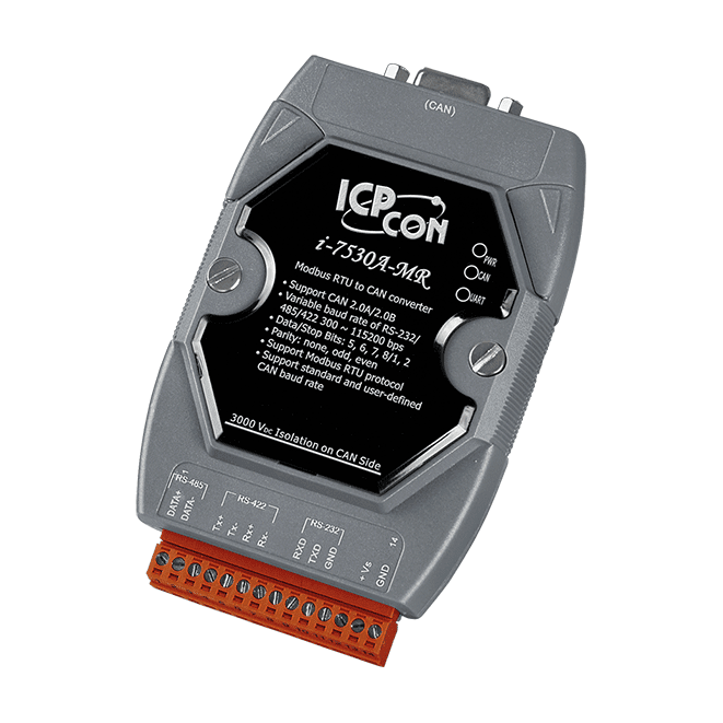 I-7530A-MR-G Modbus RTU to CAN Converter