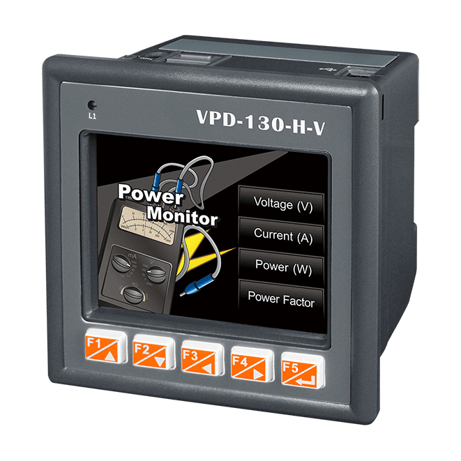 VPD-130-H-V 3.5" Touch HMI Device with 1 x RS-232/RS-485 & Rubber Keypad