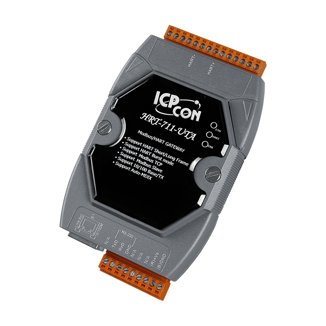 HRT-711-UTA Modbus TCP/UDP to HART Gateway (for -40 ℃ applications)