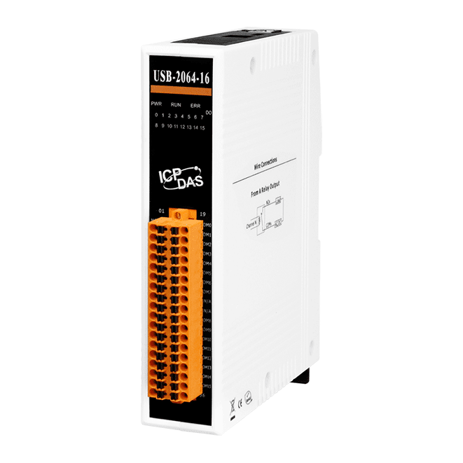 USB-2064-16 USB I/O Module with 16-ch Power Relay Output