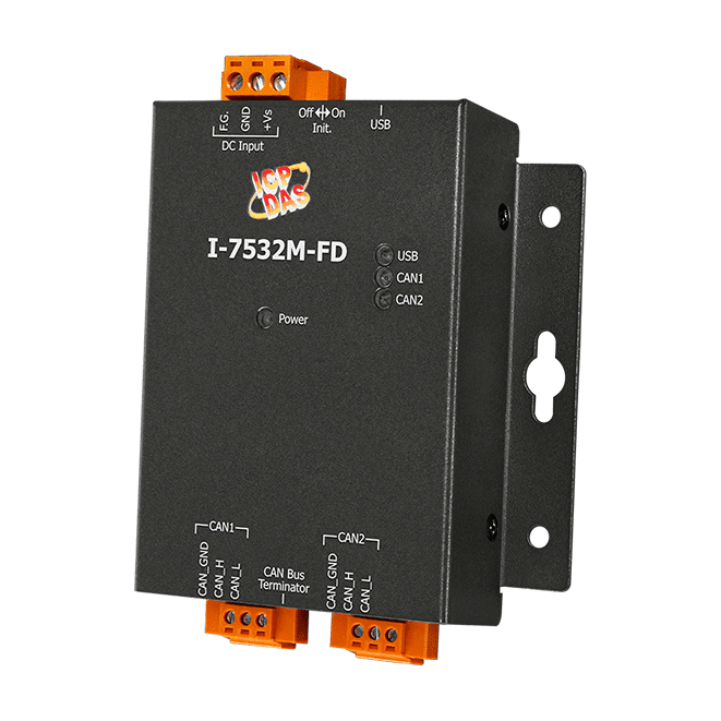 I-7532M-FD 2-port CAN/CAN FD Bridge