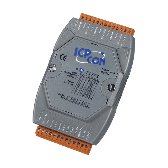 M-7017Z-G 10/20-ch AI Module with High Voltage Protection