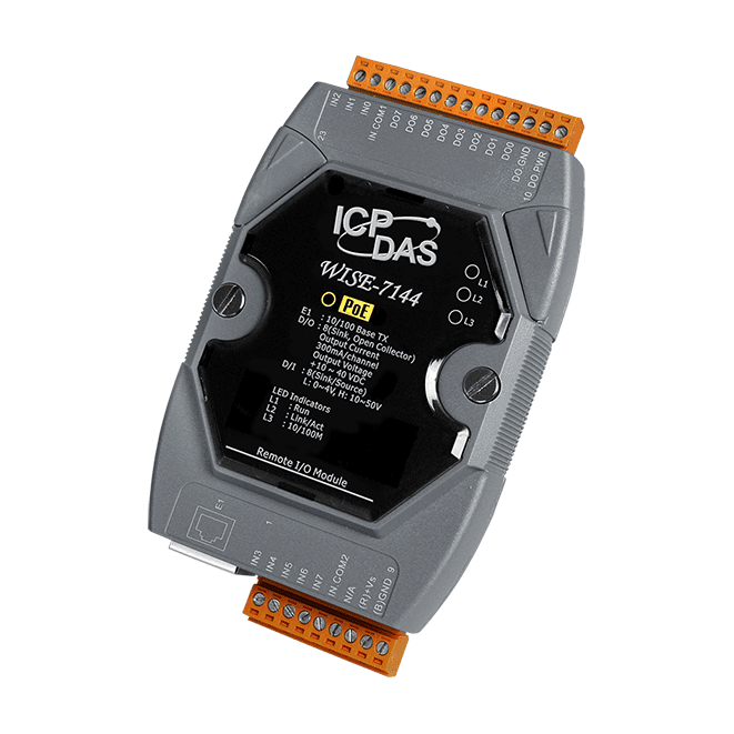 WISE-7144 Intelligent I/O Module with 8-ch DI and 8-ch DO