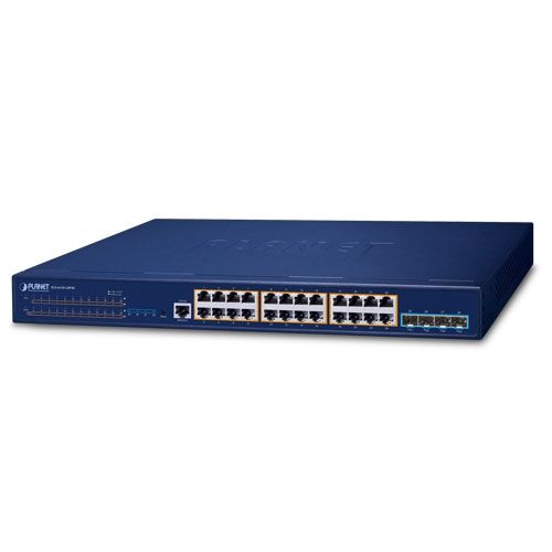 SGS-6310-48P6XR L3 48-Port 10/100/1000T 802.3at PoE + 6-Port 10G SFP+ Stackable Managed Switch with 55V DC Redundant Power
