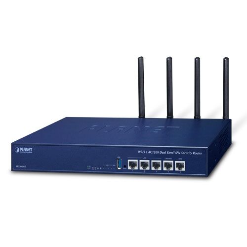 VR-300PW5 Wi-Fi 5 AC1200 Dual Band VPN Security Router with 4-Port 802.3at PoE+