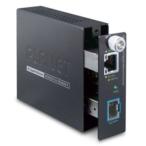 XST-705A 10G/5G/2.5G/1G/100M Copper to 10GBASE-X SFP+ Smart Media Converter (for use with MC-1610MR / MC-1610MR48 only)
