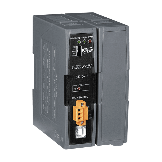USB-87P1 1-slot USB I/O Expansion Unit with Intelligent CPU Module