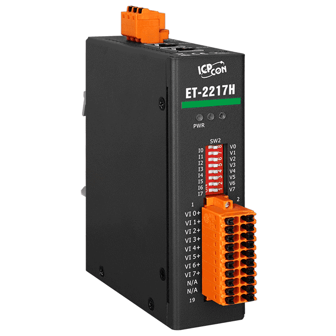 ET-2217H Ethernet I/O Module with 8-ch High Speed AI