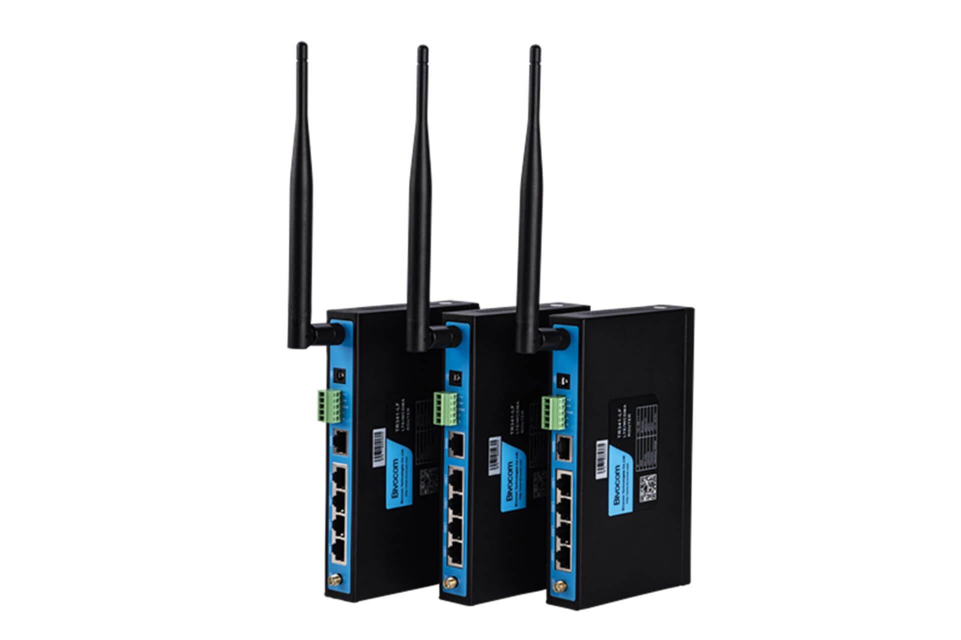 TR341-LQE-WG Industrial 4G LTE 5-port Router with GPS, WIFI, 1-WAN, 4- LAN, 1 RS-232 & 1 RS-485 ports