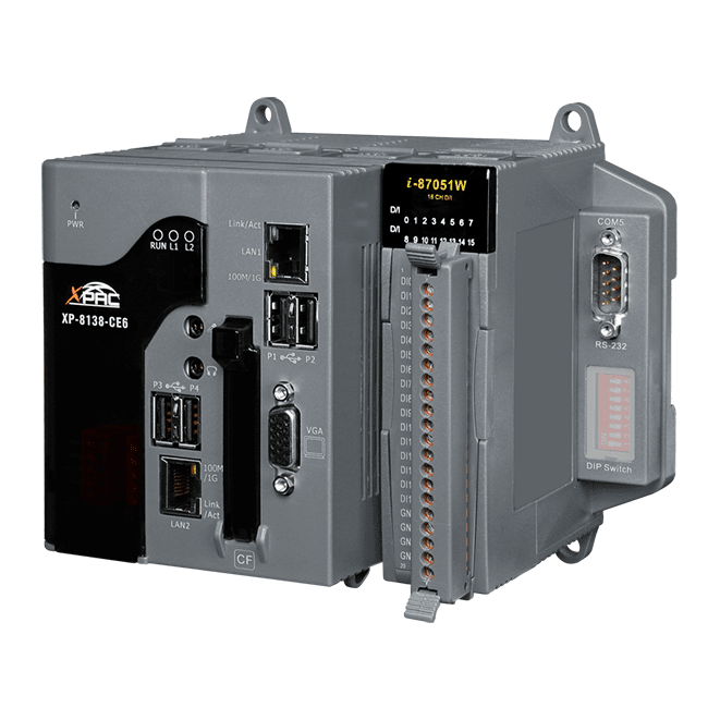 XP-8138-CE6 1-slot Win-GRAF Based PAC with x86 CPU and WinCE 6.0