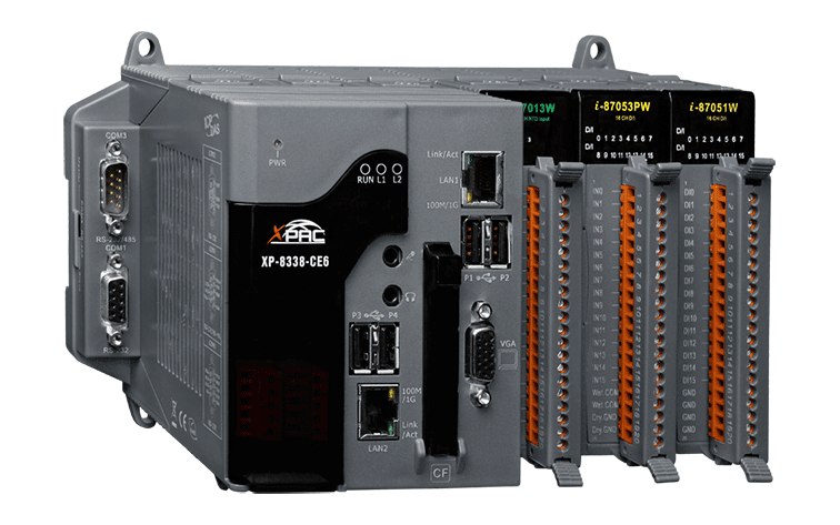XP-8338-CE6 3-slot Win-GRAF Based PAC with x86 CPU and WinCE 6.0
