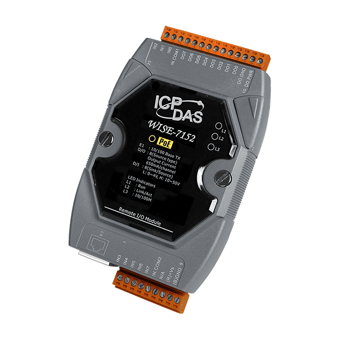 WISE-7152 Intelligent I/O Module with 8-ch DI and 8-ch DO
