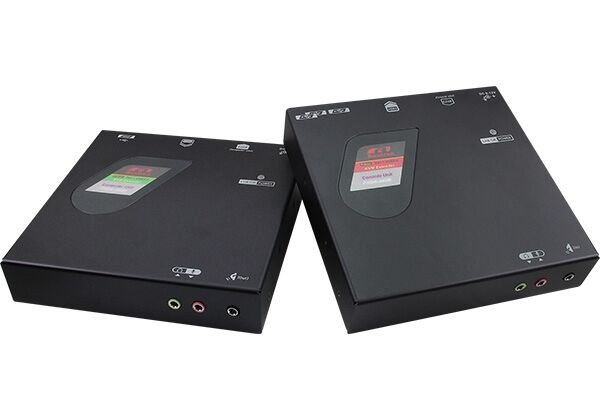 FXDA-M043 DVI KVM Extender Over Fiber with Audio, IR (up to 1KM)