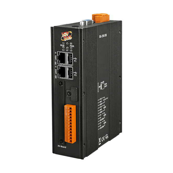 UA-2841M IIoT Communication Server with ARM Quad-core CPU and 2 Ethernet Ports