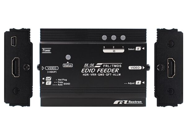 VDDC-8K10 8K EDID Feeder with EDID Management & EDID Export (HDMI (48Gbps) In & HDMI (48Gbps) Out)