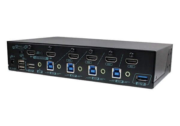 MBAG-3214 4K 4x2 KVM Matrix with Mouse Roaming and Full-Frame PBP function