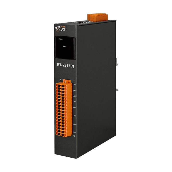 ET-2217CI Ethernet I/O Module with 8-ch Analog Inputs