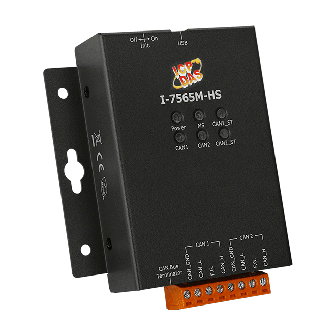 I-7565M-HS High Speed USB to 2-port CAN Bus Converter