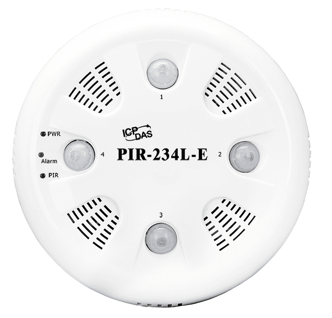 PIR-234L-E PIR Motion Sensor, Temperature and Humidity Sensor Module (High Sensitivity/Height 4 m/Diameter 14 m) (Ethernet)
