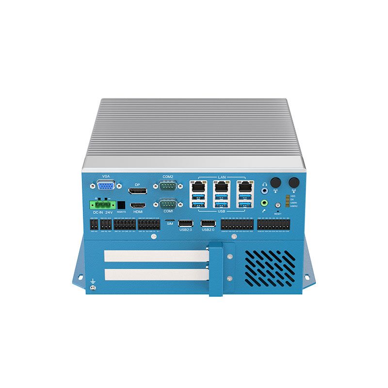 MIC-8311-i5 Modular Industrial Computer with 10th/11th Gen Intel® Core™ i5 processor, 3xLAN, 2xCOM(1xRS-232/485), 8x USB, 32x GPIO, 2x CAN2.0B, 1xPCI, 1xPCIex16, 1xDP, 1xVGA & 1xHDMI