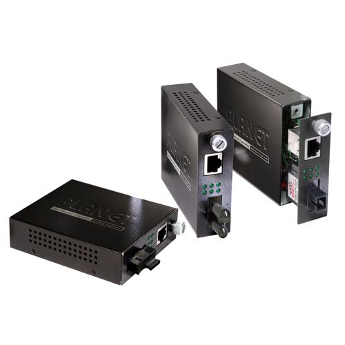 FST-802 10/100Base-TX to 100Base-FX (SC, MM) Smart Media Converter - 2km (for use with MC-1610MR / MC-1610MR48 only)