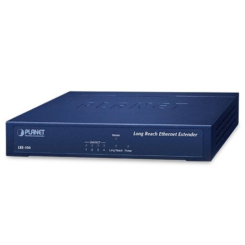 LRE-104 4-Port 10/100TX + 1-Port UTP/BNC Long Reach Ethernet Extender