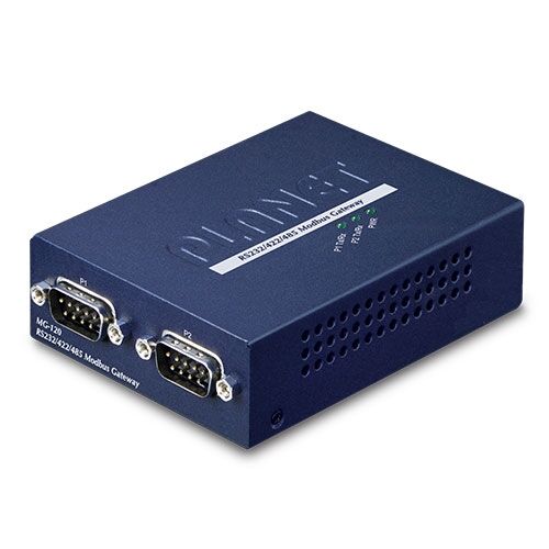 MG-120 2-port RS232/422/485 Modbus Gateway