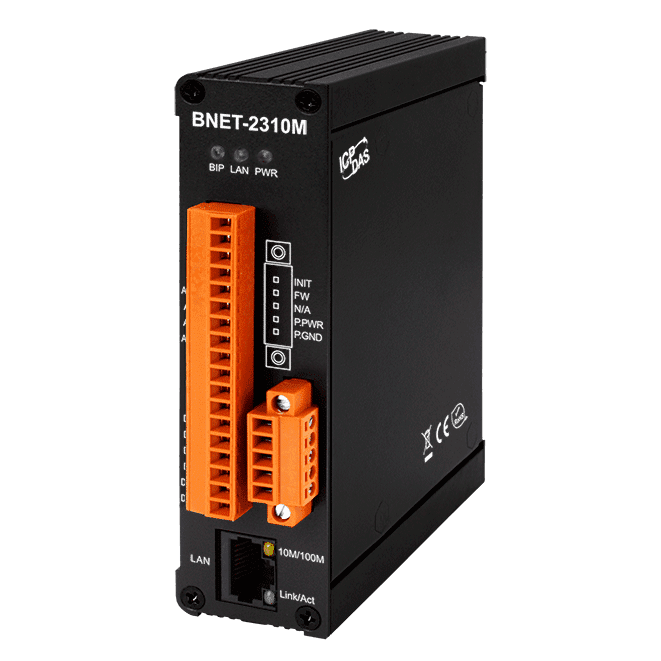 BNET-2310M Multifunction BACnet/IP I/O module with 4-ch AI, 2-ch AO, 4-ch DI & 4-ch DO