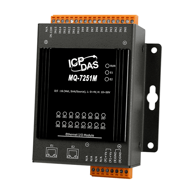 MQ-7251M MQTT I/O Module with 16-ch DI (wet contact)