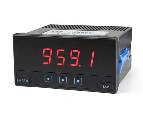 FEMA M40-A-H Panel Meter for Electrical AC Signals in Voltage & Current (True RMS) Powered from 85 to 265 Vac/dc