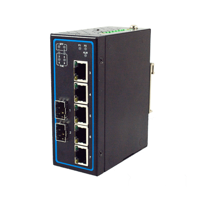 EHG7307-4PoE-2SFP 7-Port Unmanaged Gigabit Ethernet Switch with 4 PoE & 2 SFP
