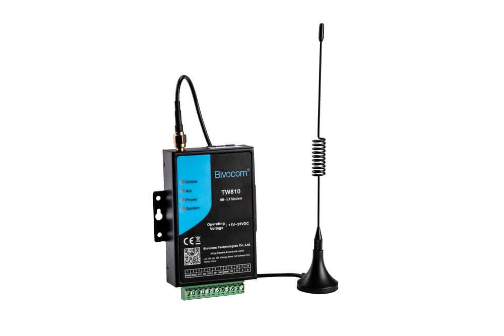 TW810-MQG Industrial LTE-M/NB-IoT Modem (Modbus to NB-IoT) with 1 RS-232 & 1 RS-485
