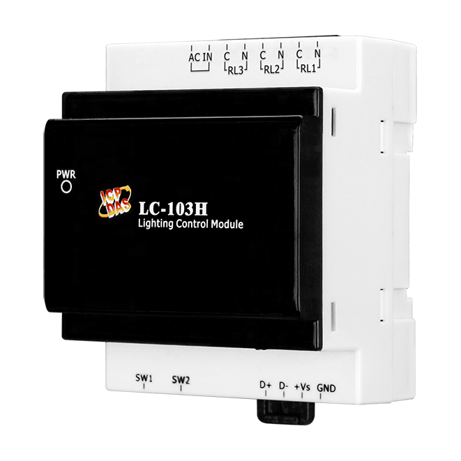 LC-103H 1-ch AC Digital Input & 3-ch Relay Output Lighting Control Module with High Power Relay Output