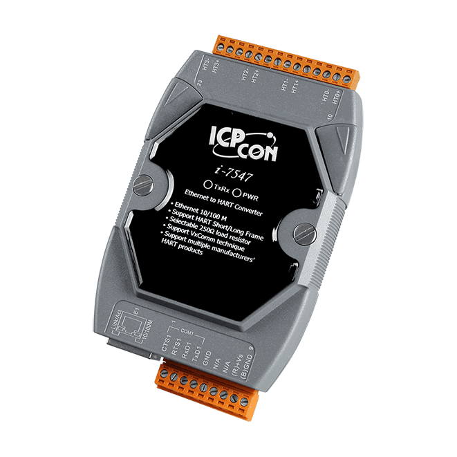 I-7547 Ethernet(TCP/IP) to HART Converter