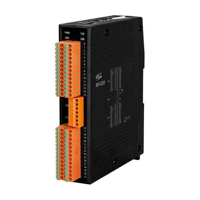 MN-3253T Distributed Motionnet 32-ch Isolated DI Module with Terminal Block