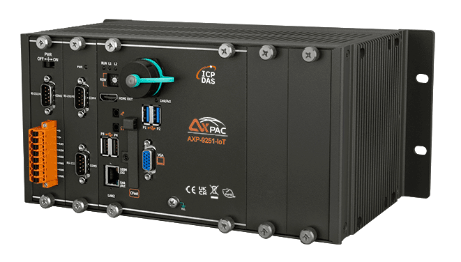 AXP-9251-IoT 2-slot Metal Standard PAC with i5-8365UE CPU and Win10 IoT