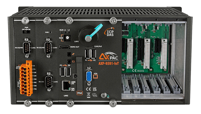 AXP-9391-IoT 3-slot Metal Standard PAC with E3950 CPU and Win10 IoT