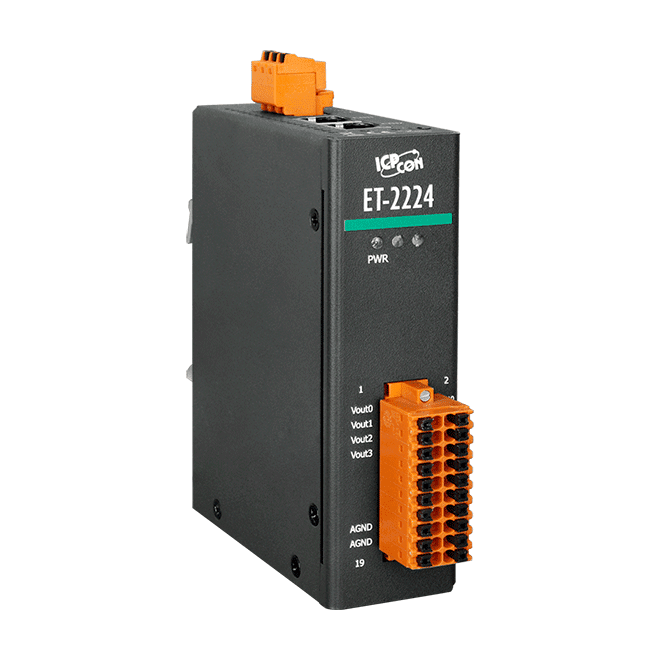 ET-2224 Ethernet I/O Module, 12-bit with 4-ch Analog Output