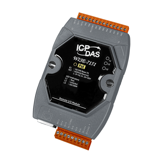 WISE-7151 Intelligent I/O Module with 16-ch DI