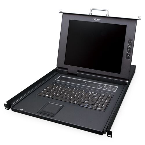 IKVM-210-08M 17" 8-Port Combo VGA LCD IP KVM Switch