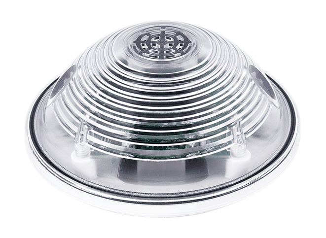 ALM-Horn-BR Single Input, Single Output, 8 Blue+8 Red LED, 4 selectable Tone, Piezo Transducer Alarm Siren