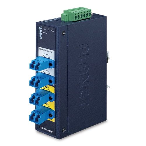IFB-244-MSC Industrial 2-Channel Optical Fiber Bypass Switch – multimode SC connector