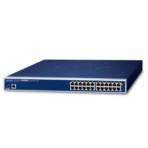 POE-1200G 12-Port Gigabit IEEE 802.3at PoE+ Managed Injector Hub (220 watts)