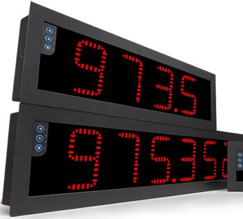 FEMA B24-T-L-R-0-0 - Large display 4 digits for temperature Pt100/RTD & thermocouples 11-36Vdc, red colour, 60mm